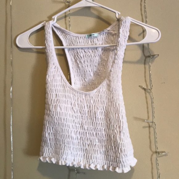 Urban Outfitters Tops - White urban outfitters  crop top!